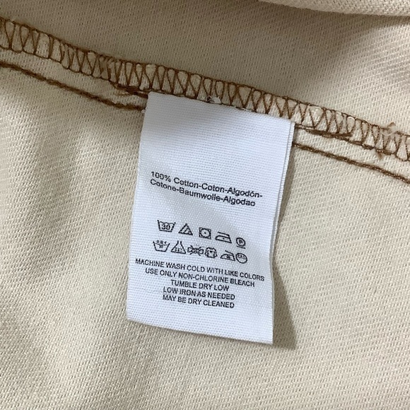 Free People Eisenhower Beige Cropped Oversized Neutral Denim Jacket Size XS EUC - Picture 8 of 15